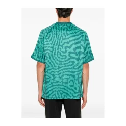 Abstract Print Crew Neck T-Shirt