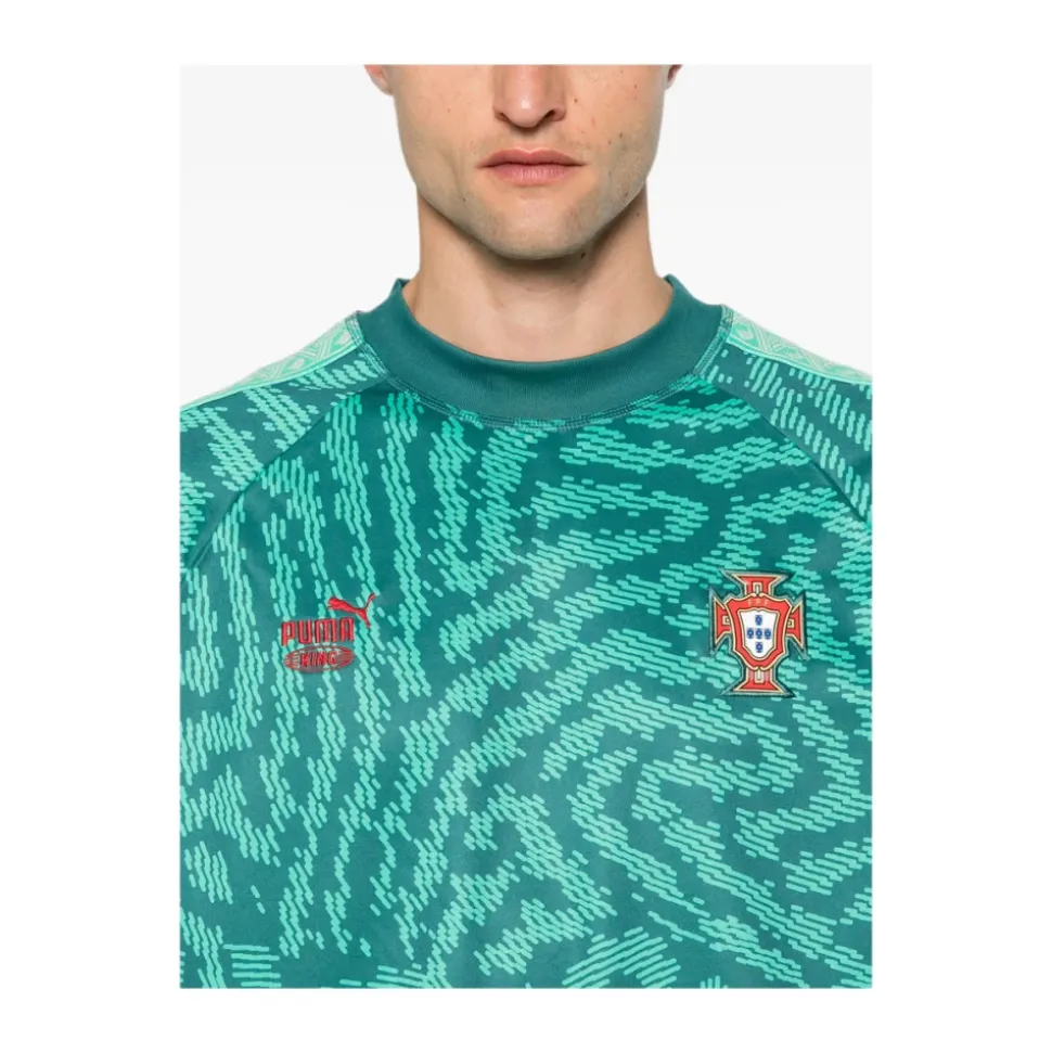 Abstract Print Crew Neck T-Shirt
