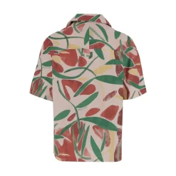 Abstract Print Short Sleeve Shirt