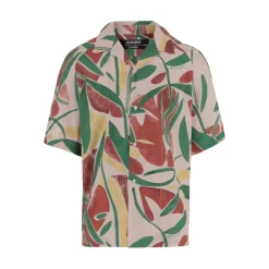 Abstract Print Short Sleeve Shirt