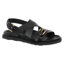Adjustable Buckle Sandals, Solid Color