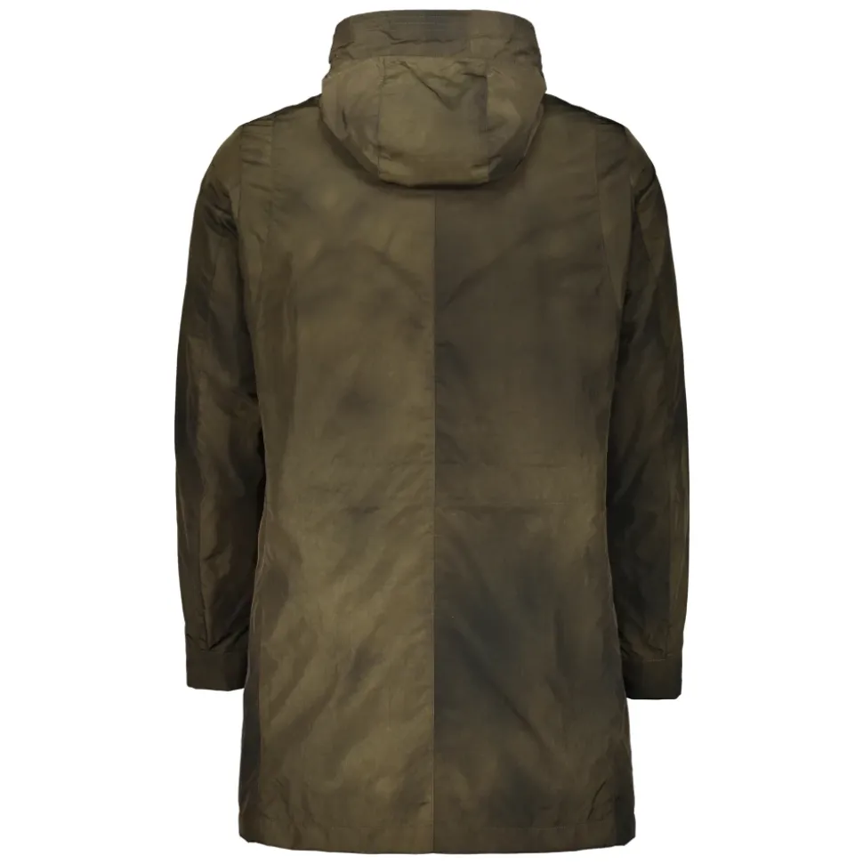 Adjustable Hooded Fabric Jacket