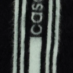 Alpaca Wool Black Mohair Scarf
