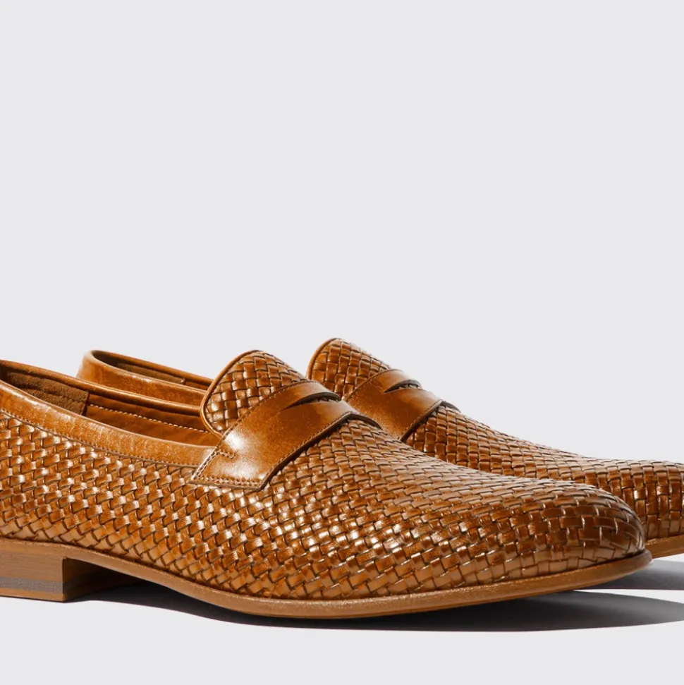 Andrea Cognac Loafers