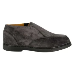 Antraciet Leather Loafers