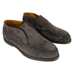 Antraciet Leather Loafers