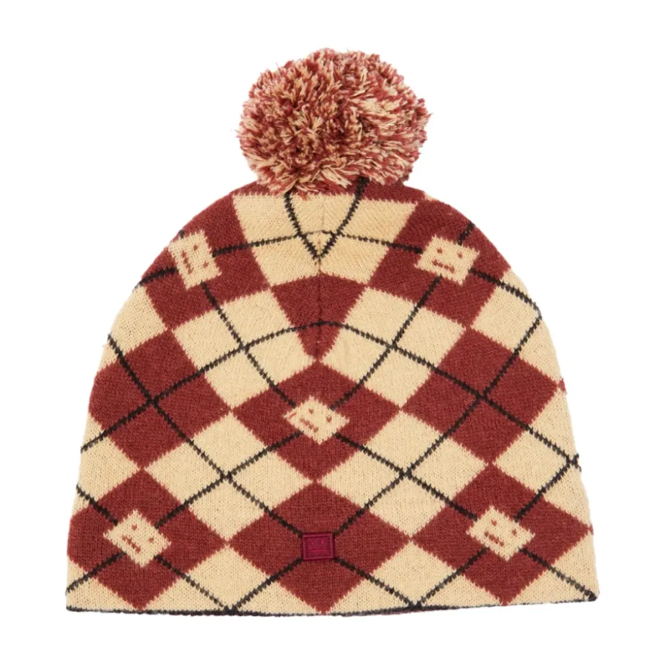 Argyle Face Beanie Hat