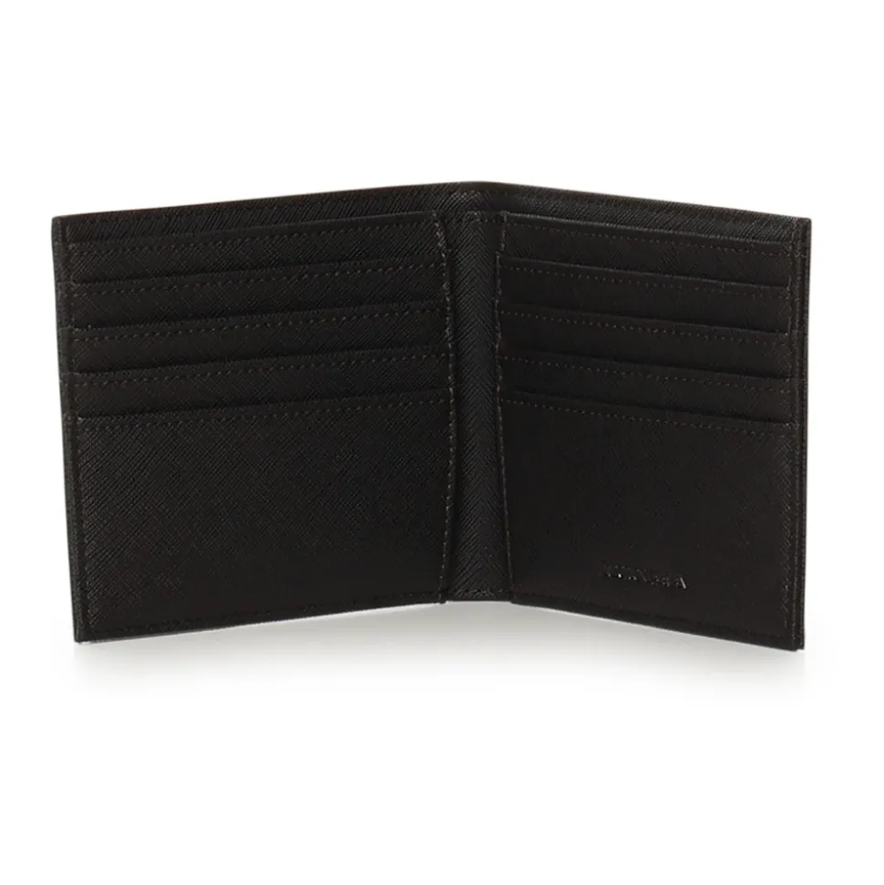 ASV regenerated Saffiano bifold wallet