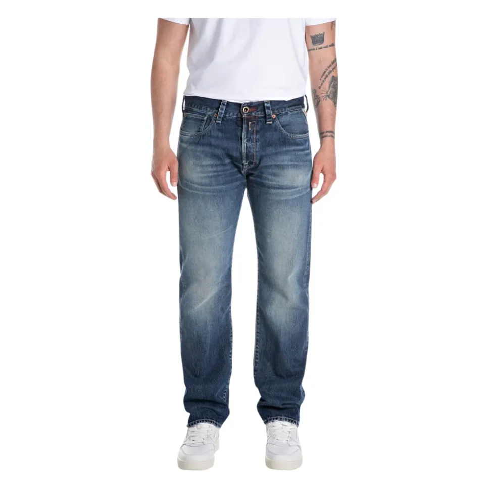 Authentic Denim with Original Cornely Embroidery