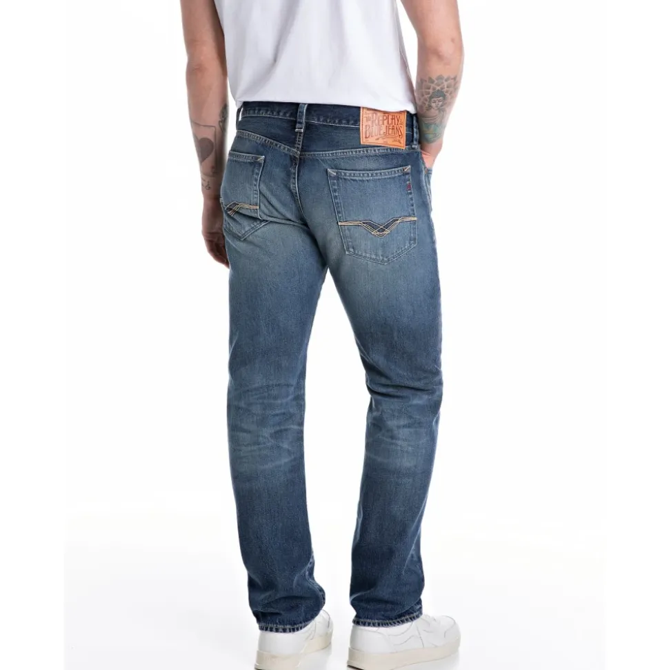 Authentic Denim with Original Cornely Embroidery