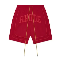 Baggy Mesh Collegiate Logo Shorts