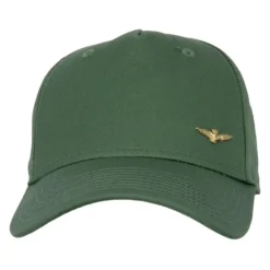 Basic Eagle Metal Baseball Cap Green