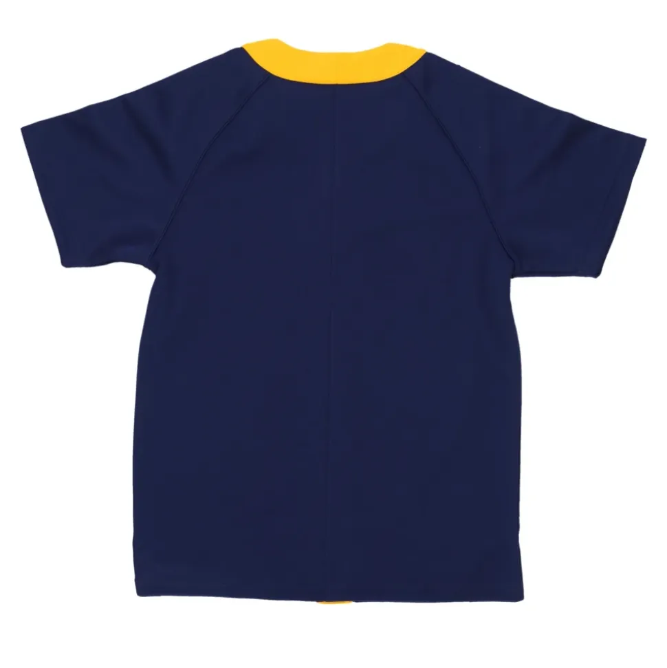 Basketball Shirt Dark Blue/Yellow