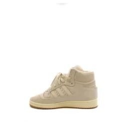 Beige Chamois Leather Sneakers Made in ID
