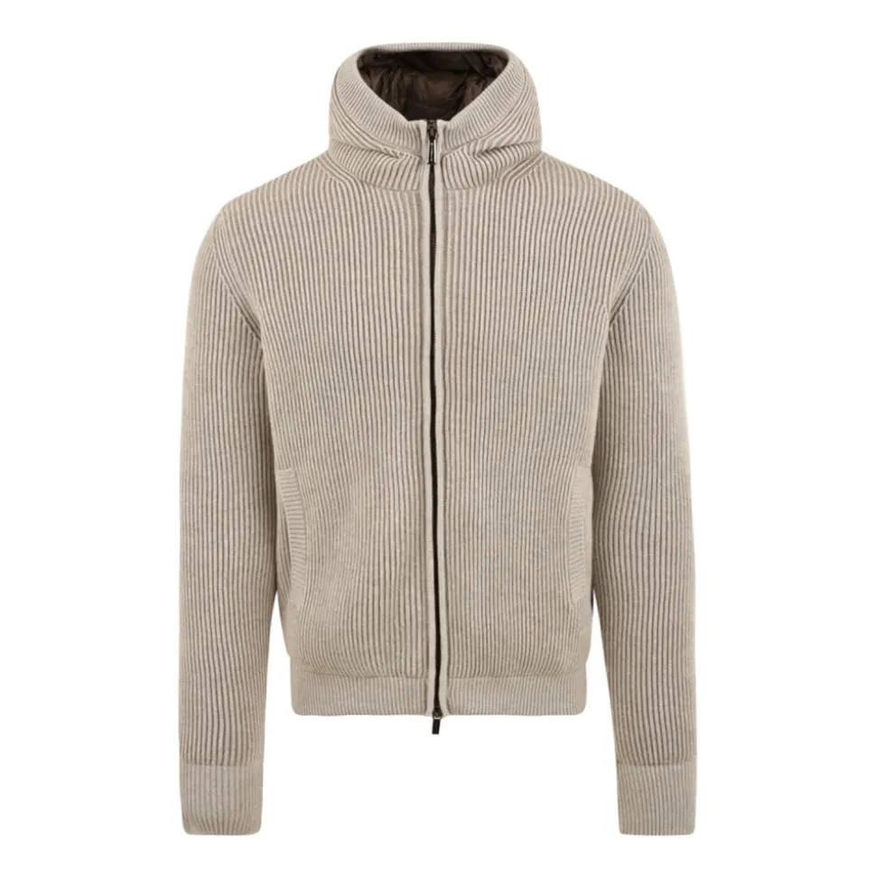 Beige Men's Coat MISONE-CW1 V3070