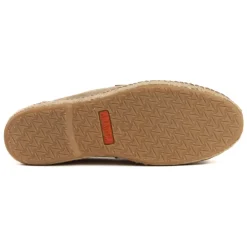 Beige Suede Espadrilles Flat Shoes