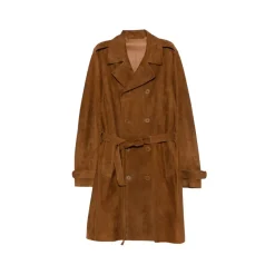 Belted Double-Breasted Coat