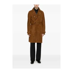 Belted Double-Breasted Coat