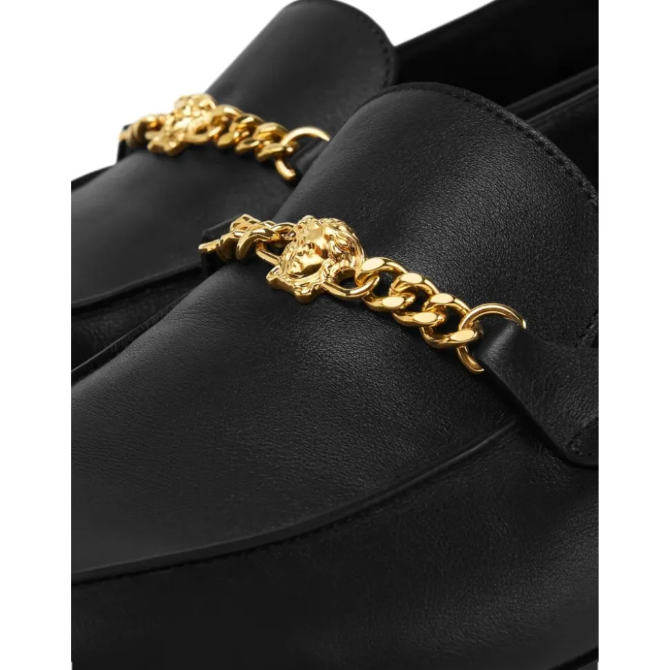Black and Gold Stylish Sandals