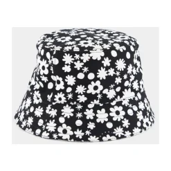 Black and White Pop Fields Bucket Hat
