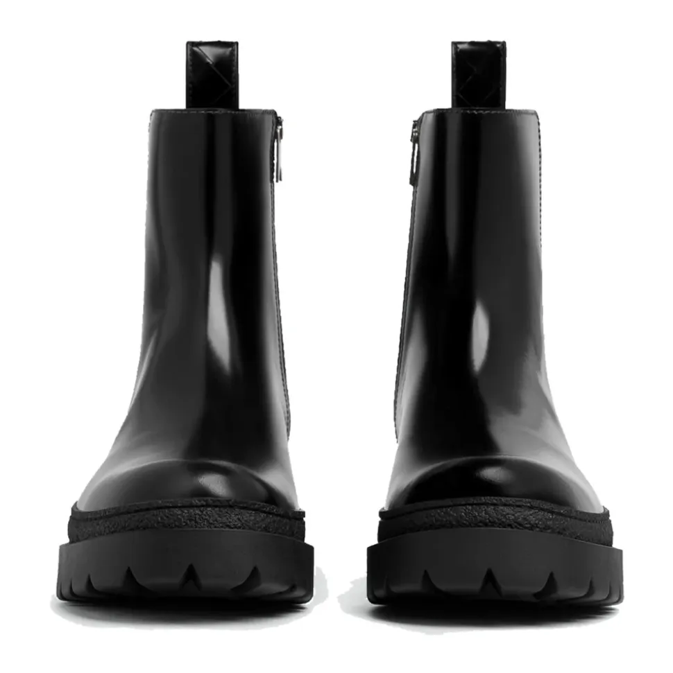 Black Ankle Boots for Men