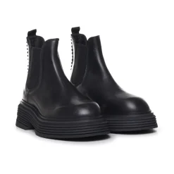 Black Boots with 98% Cotton