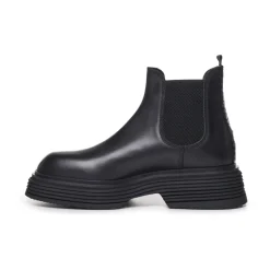 Black Boots with 98% Cotton