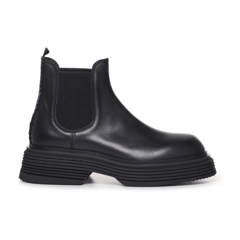 Black Boots with 98% Cotton