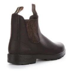 Black Bronze Glitter Ankle Boots