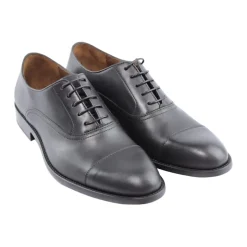 Black Calfskin Francesina Shoes