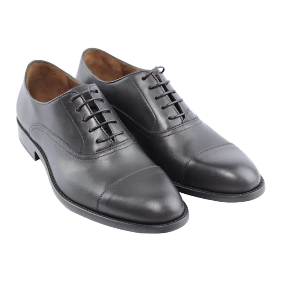 Black Calfskin Francesina Shoes