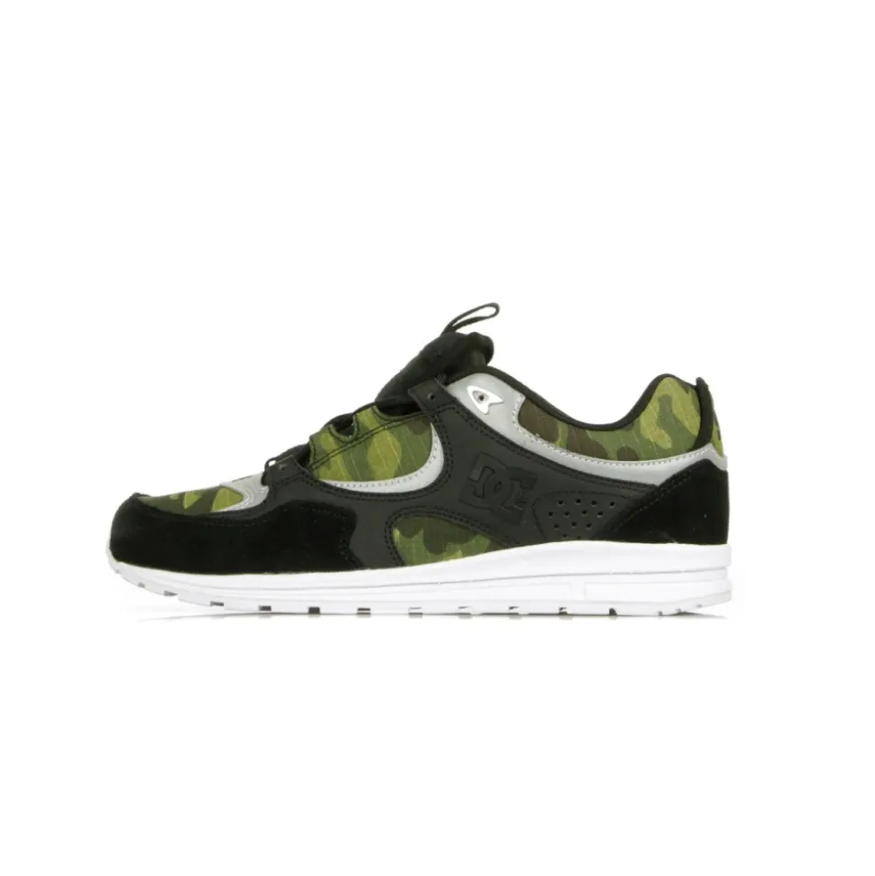 Black Camo Print Men's Skate Shoes