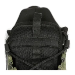 Black Camo Print Men's Skate Shoes