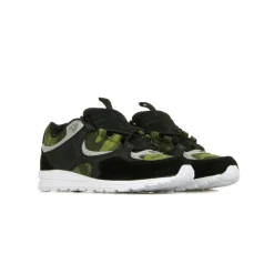 Black Camo Print Men's Skate Shoes