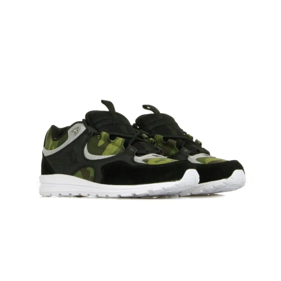 Black Camo Print Men's Skate Shoes