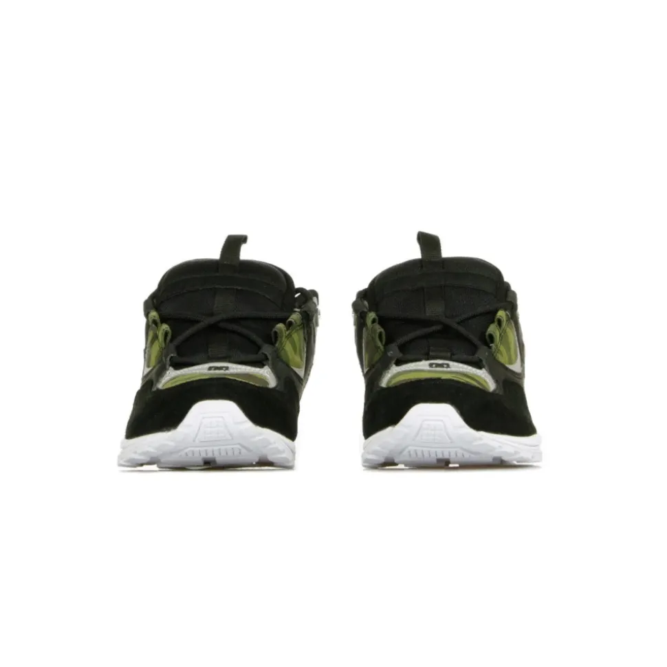 Black Camo Print Men's Skate Shoes