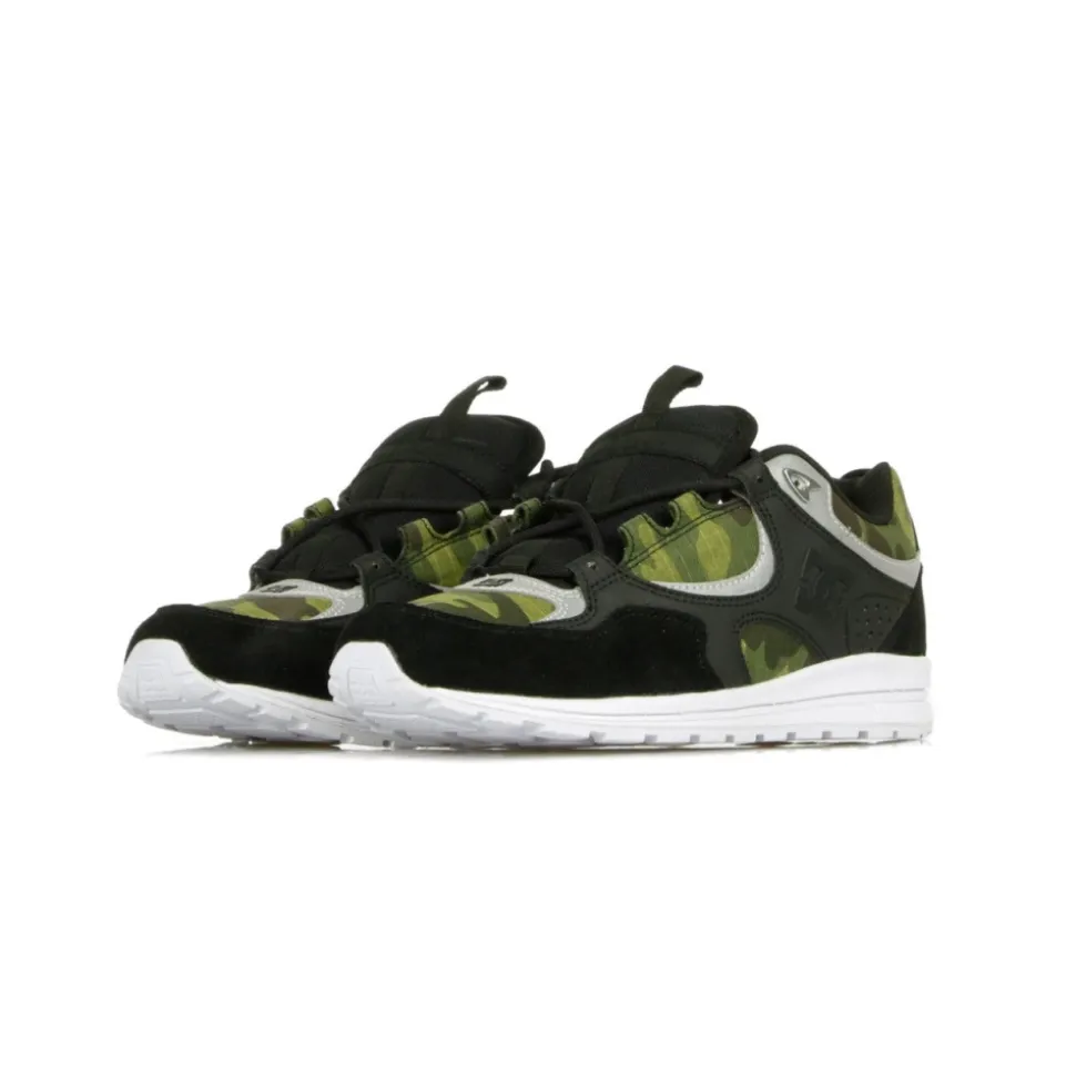Black Camo Print Men's Skate Shoes