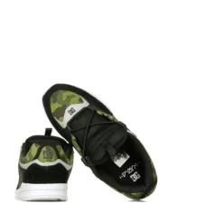 Black Camo Print Men's Skate Shoes