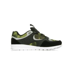 Black Camo Print Men's Skate Shoes