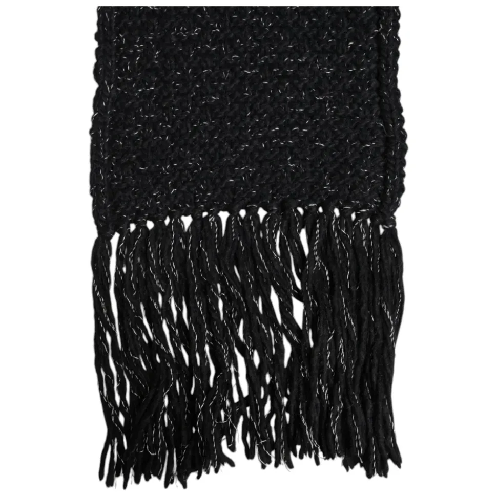 Black Cashmere Neck Warmer Wrap Shawl