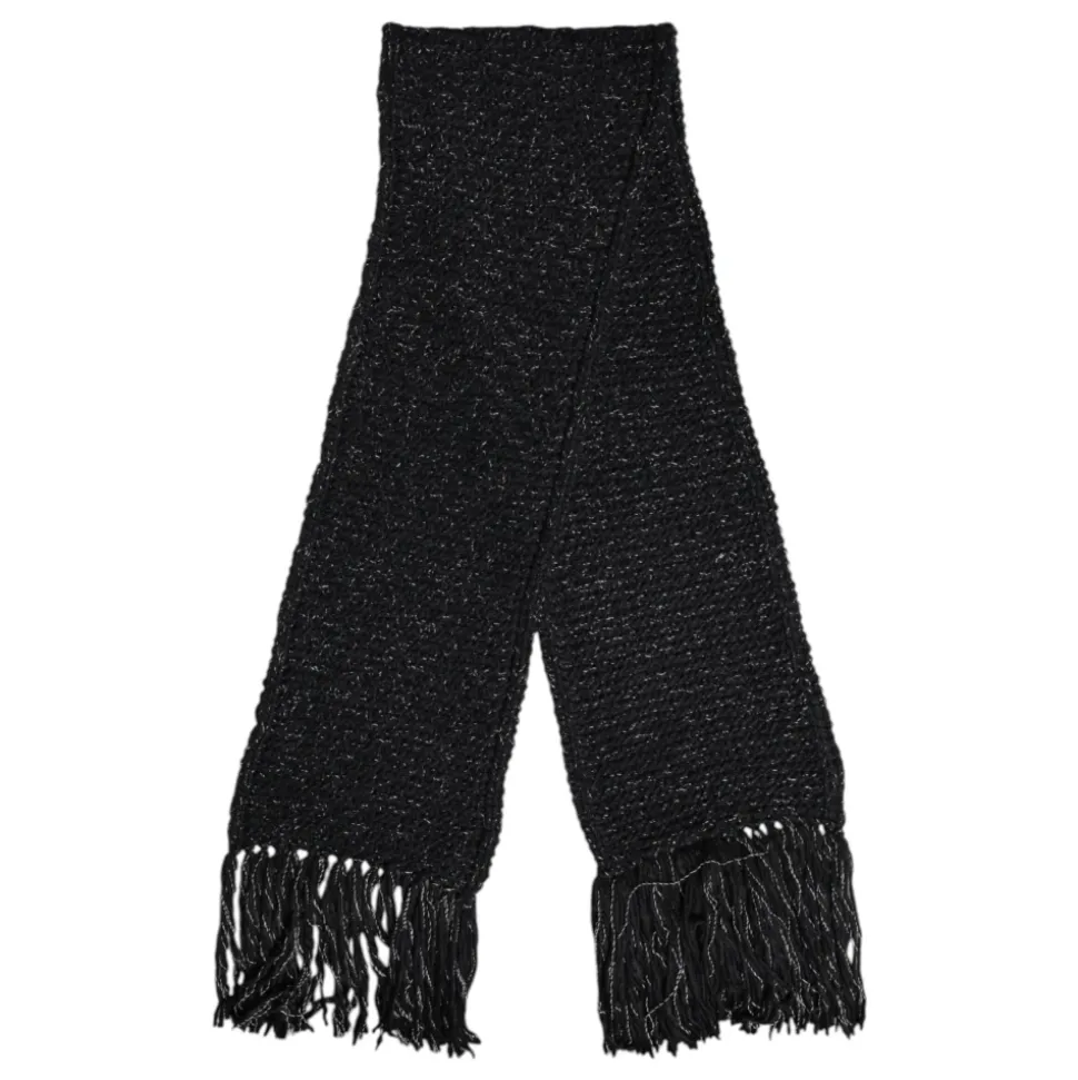 Black Cashmere Neck Warmer Wrap Shawl