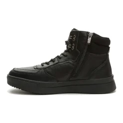 Black Casual Ankle Boots for Men