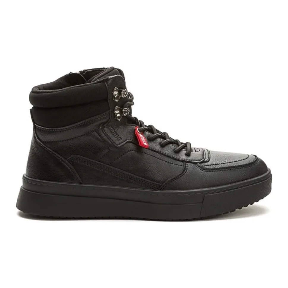 Black Casual Ankle Boots for Men