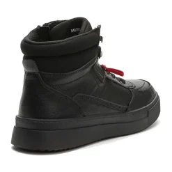 Black Casual Ankle Boots for Men