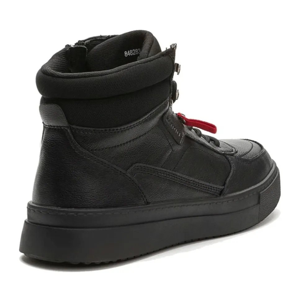 Black Casual Ankle Boots for Men