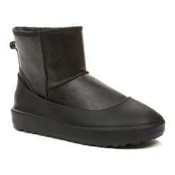 Black Casual Ankle Boots for Men