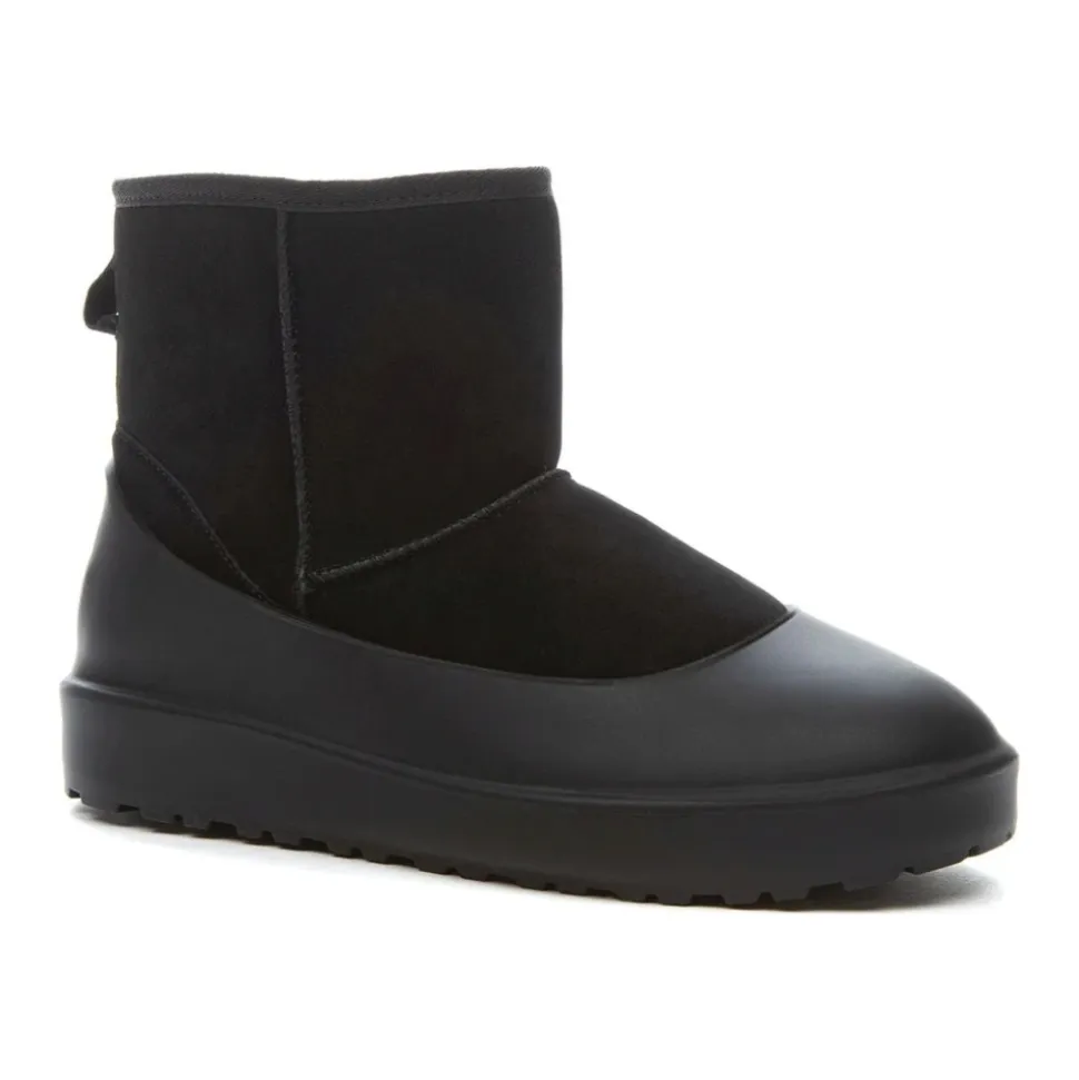 Black Casual Ankle Boots for Men