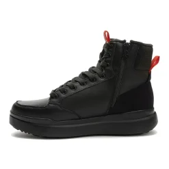 Black Casual Closed Ankle Boots