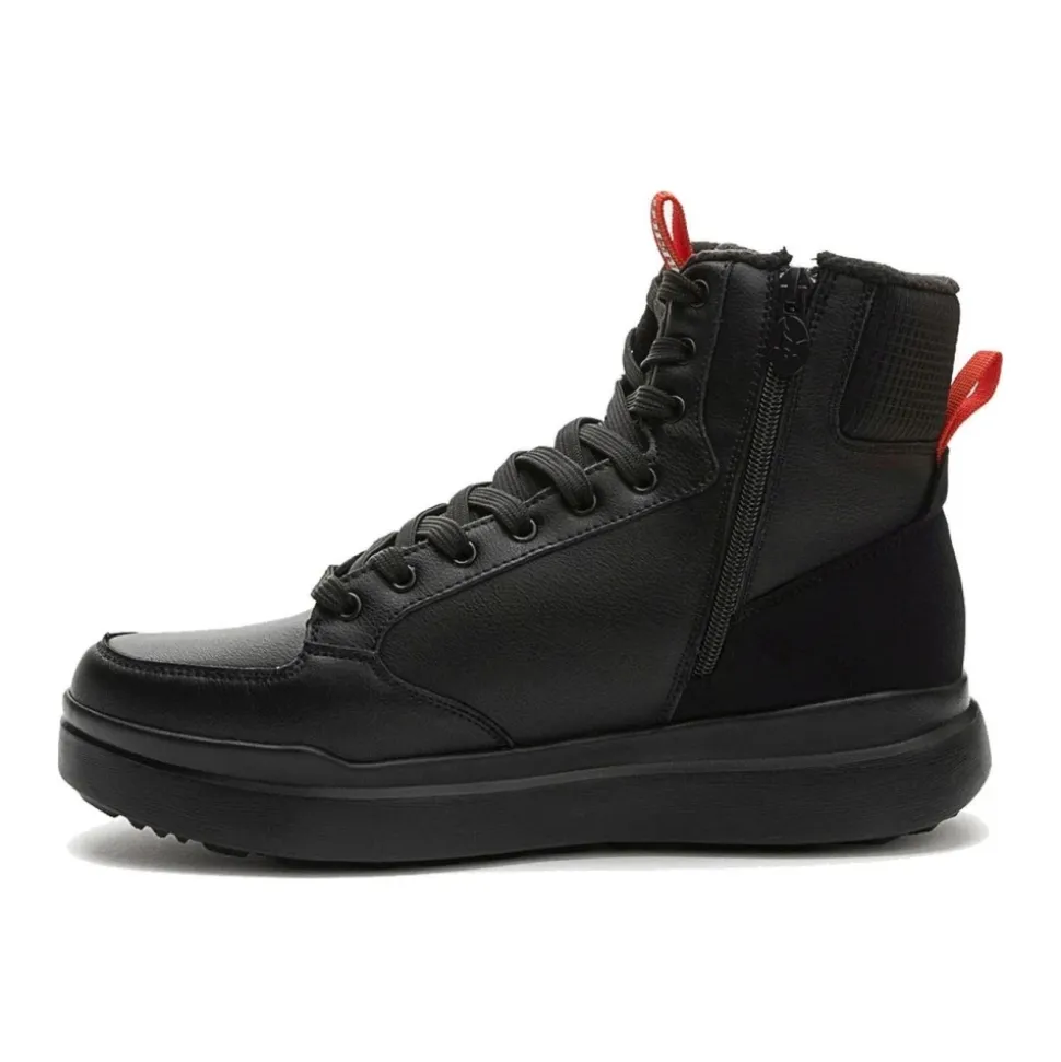 Black Casual Closed Ankle Boots