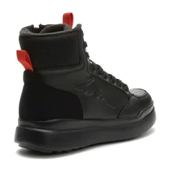 Black Casual Closed Ankle Boots